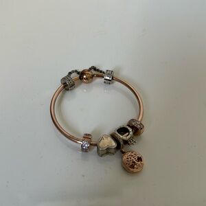 Pandora rose gold bracelet